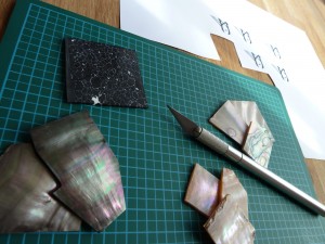 Abalone inlay