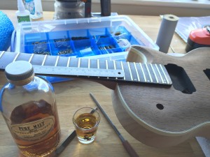 Fret profiling is thirsty work